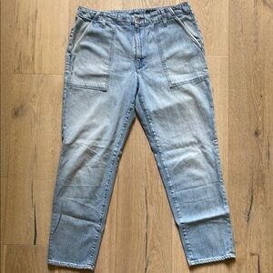 Ag Adriano Goldschmied Blue Relaxed Jeans Classic Style
